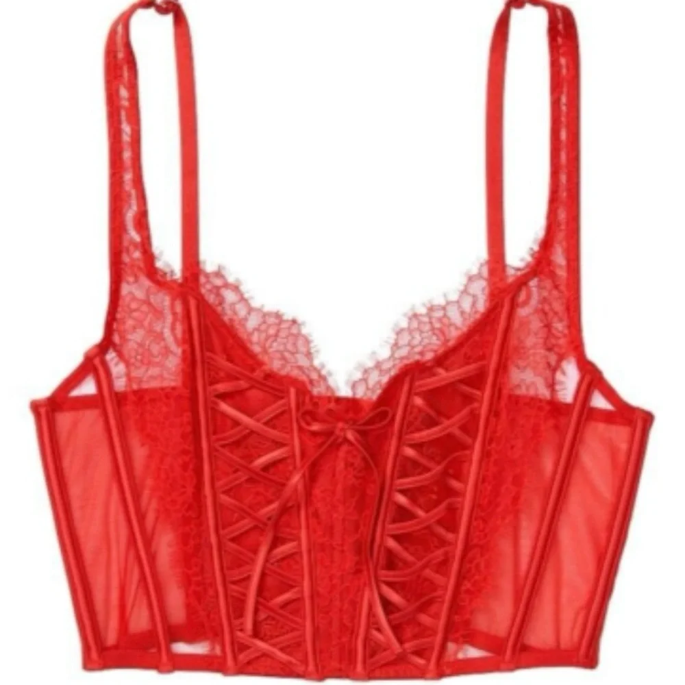 Victoria Secrect Red Corset - Picture 7 of 10